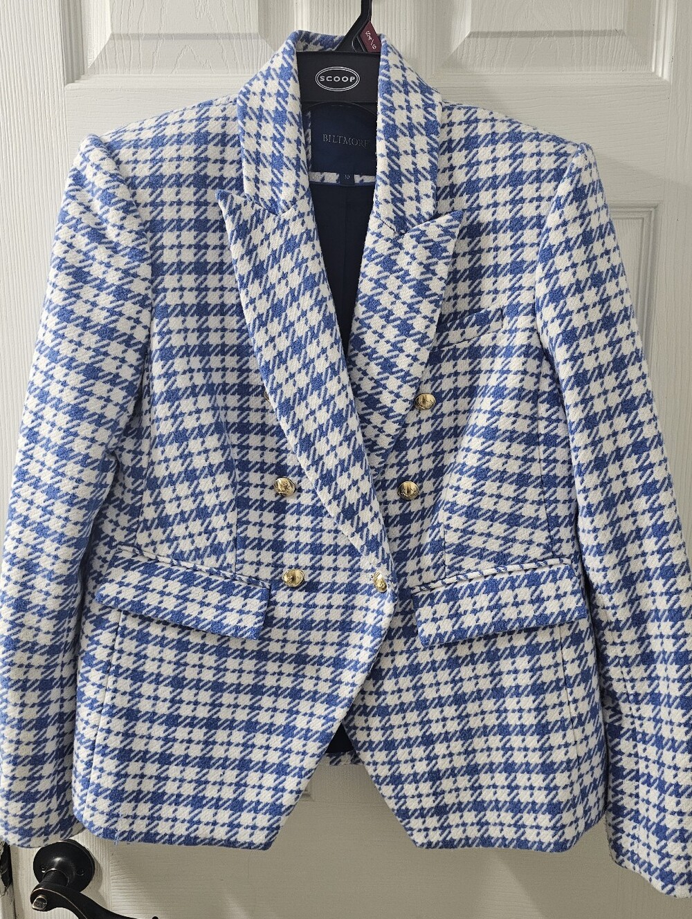 Biltmore Tailored Houndstooth Jacket